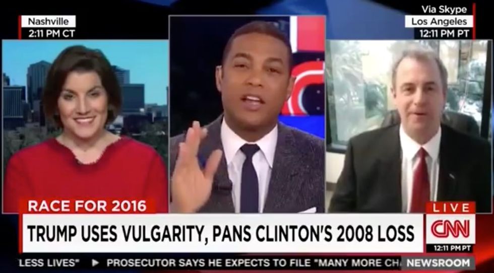 We're Done': CNN Host Cuts Conservative Guest's Mic, Ends Segment After 'Low Blow' Against Clinton