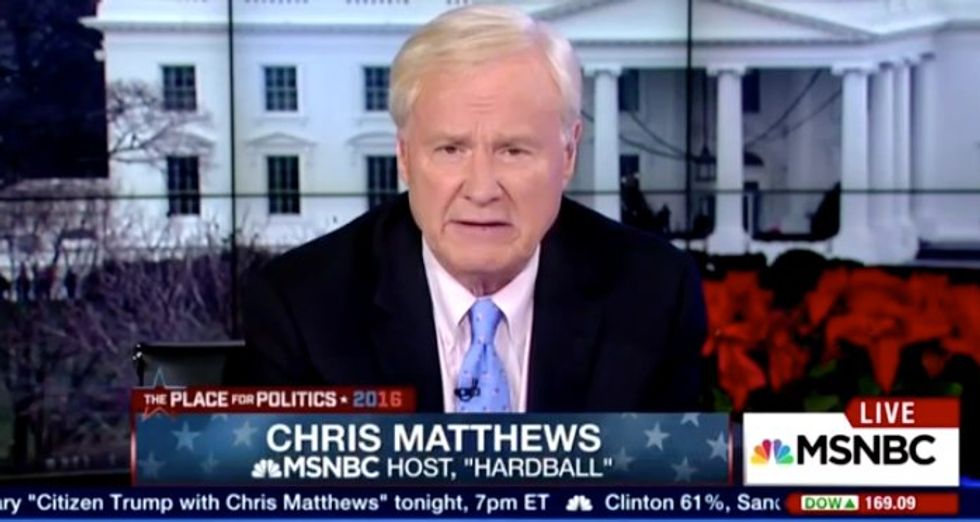 Chris Matthews Makes His Case That Ted Cruz Is 'Enemy of the State' and 'Scarier Than Trump