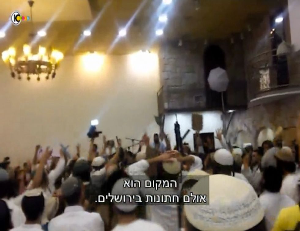 Netanyahu Warns of 'Danger' After Shocking Wedding Video Seems to Show Guests Celebrating Baby's Killing. Who He Criticized Might Surprise You.