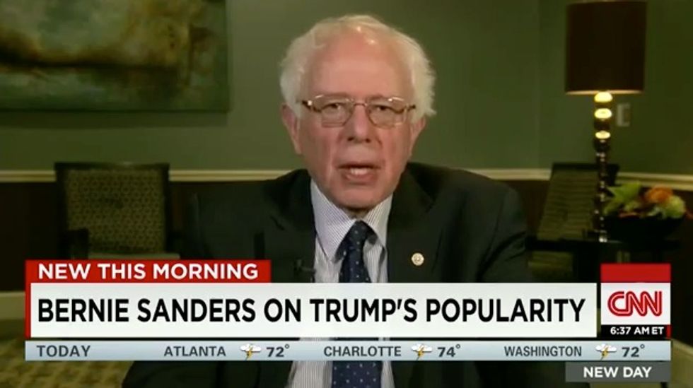 Bernie Sanders: 'Trump Is Very Smart
