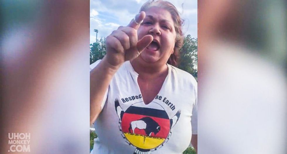 Unhinged Woman Gets Out of Car, Goes on Obscene Rant After Mistaking Filmmakers for 'Terrorists' — and It's All on Video