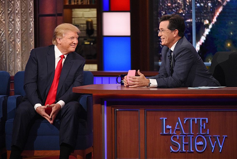 Comedian Stephen Colbert: Trump Is 'My Old Character With $10 Billion