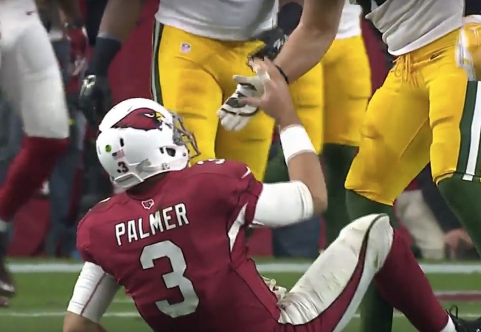 Packers' Clay Matthews Levels Cardinals' Carson Palmer, Then Extends Hand to Downed QB. Here's What Happens Next.
