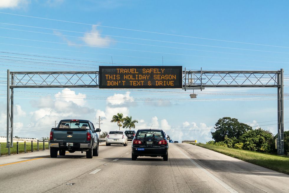 Message on California Highway Warning Sign Was So Unexpected, a Couple Turned Around Just to Record This Video