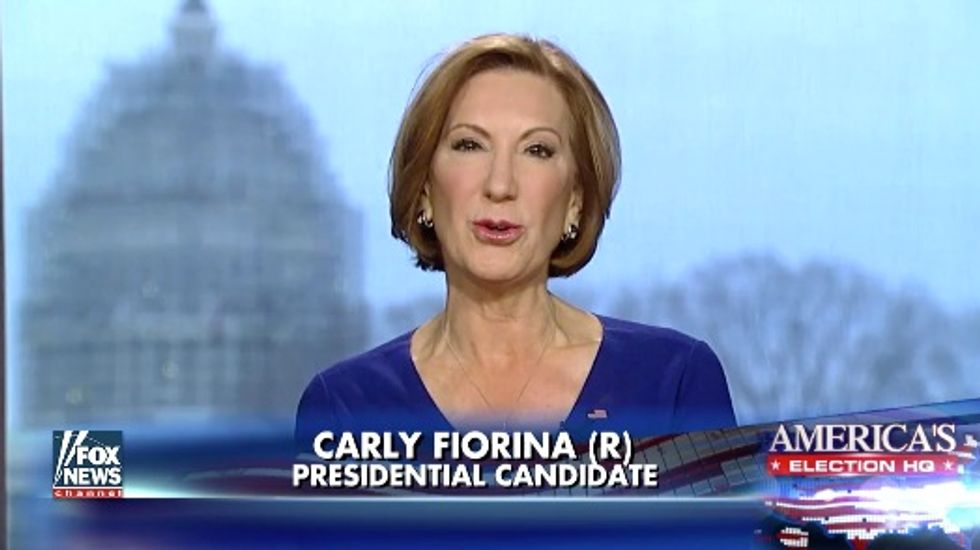  Carly Fiorina: 'Of Course' Hillary Clinton is Going to Play 'The Woman Card...That's What She Does