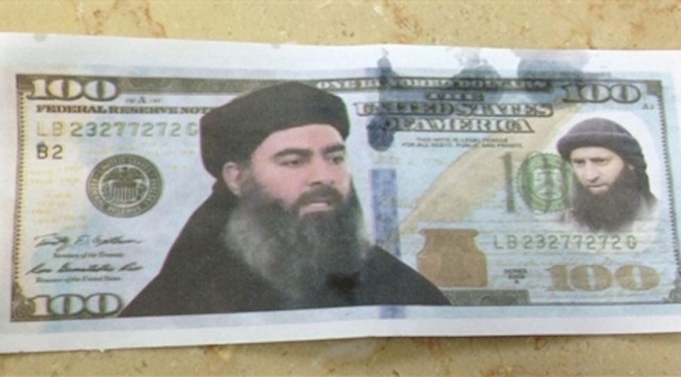 Bizarre Bills Blending U.S. Dollar and Jihadist Leaders Found in Northern Israel