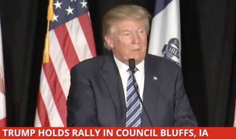 As Cruz Continues to Lead in Iowa, Trump Urges Voters to 'Just Remember This': 'When You're Casting Your Ballot, Remember...