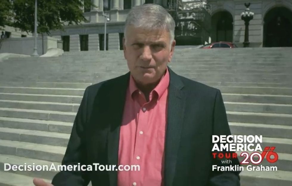 'Our Nation Is in Trouble': Franklin Graham Warns That 'We've Turned Our Back on God' — but He Has a Bold Plan to Fight Back