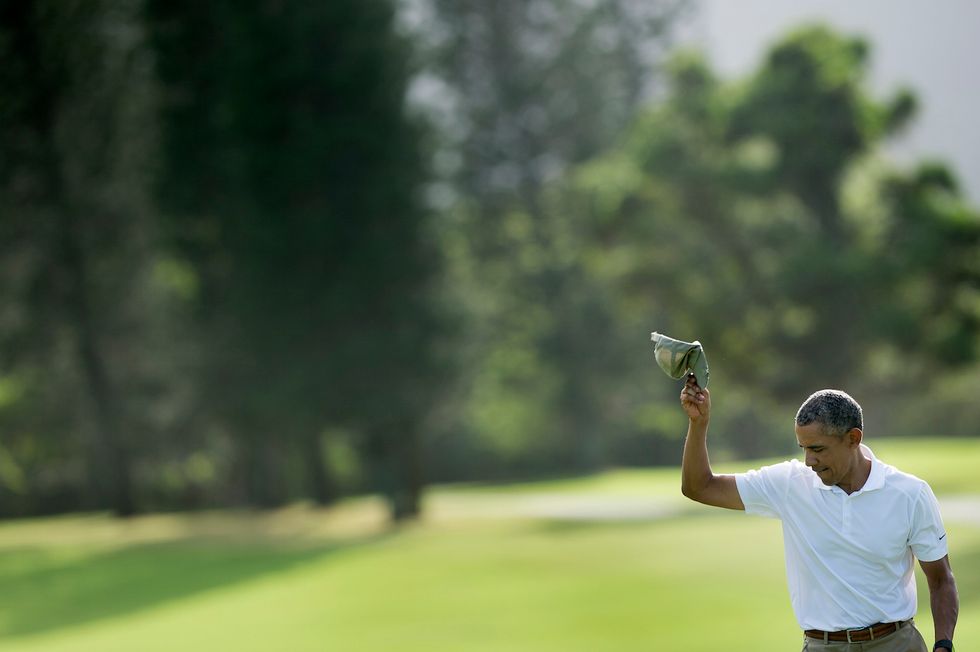 Year in Review: Here's How Many Rounds of Golf Obama Played in 2015