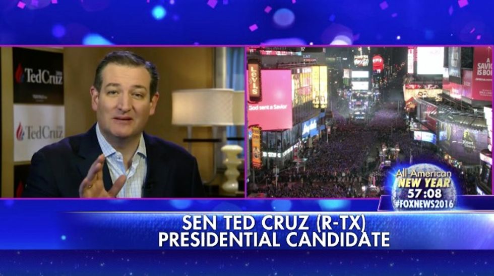 Ted Cruz Appears on Fox News NYE Special to Usher in 2016 By Blasting Obama, Clinton in Scathing Monologue