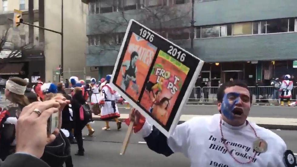 How Caitlyn Jenner Is Portrayed — and What One Reveler Is Caught Saying on Video — Casts Shadow on Philadelphia's Annual New Year's Day Parade