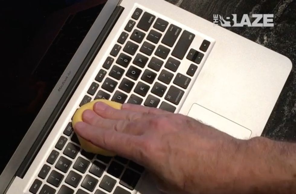 Life Hack: Homemade 'cleaning slime' can help with that nasty keyboard or dirty car console