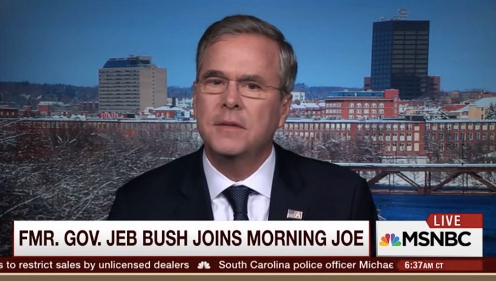 Jeb Bush: When It Comes to Taking on Trump 'the Bully,' Other GOP Candidates Are 'in the Witness Protection Program