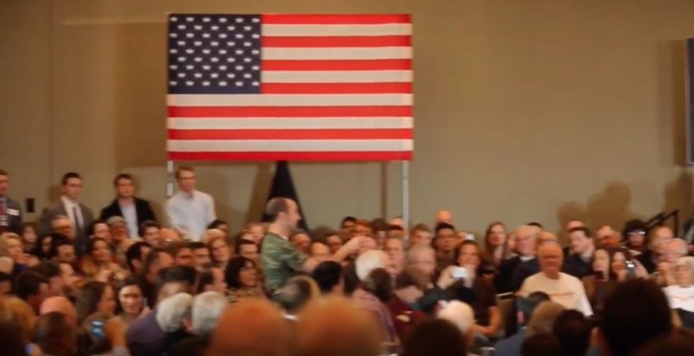 Man Stands Up, Shouts ‘Rubio Is Owned By Jews’ at Texas Rally. He Quickly Learned Why That Was a Bad Idea