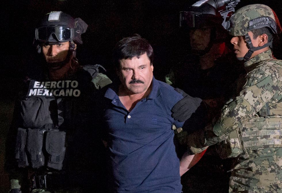 Authorities Parade 'El Chapo' in Front of Media, but It's Where He's Being Sent That's Getting Attention