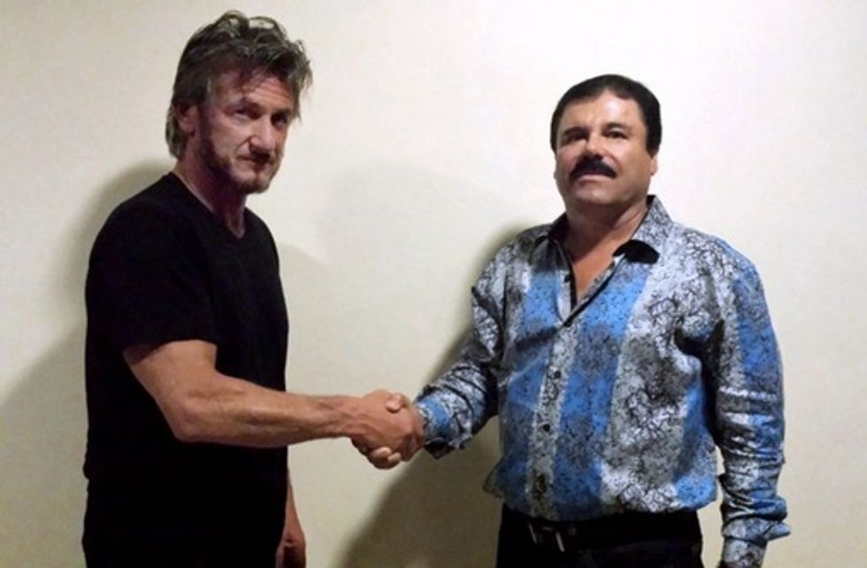 Mexico: Guzman Secret Interview With Sean Penn Led Authorities to Escaped Drug Lord's Whereabouts