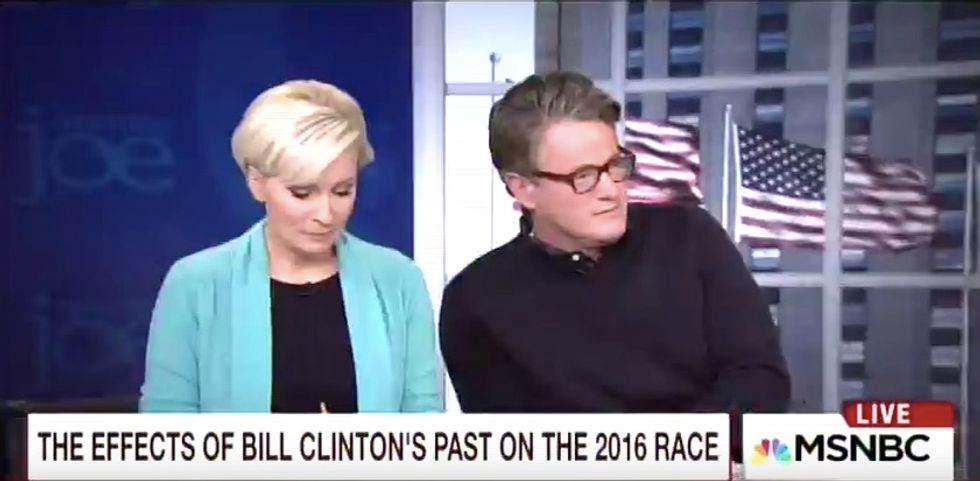 Morning Joe' Set Turns Unusually Tense as Hosts Battle Democrat Guest Over Hillary Clinton's Treatment of Husband's Sexual Abuse Accusers