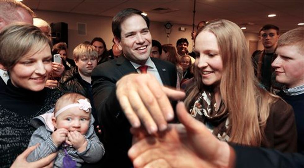 Marco Rubio Floods Iowa Airwaves During Final Sprint Toward Caucuses