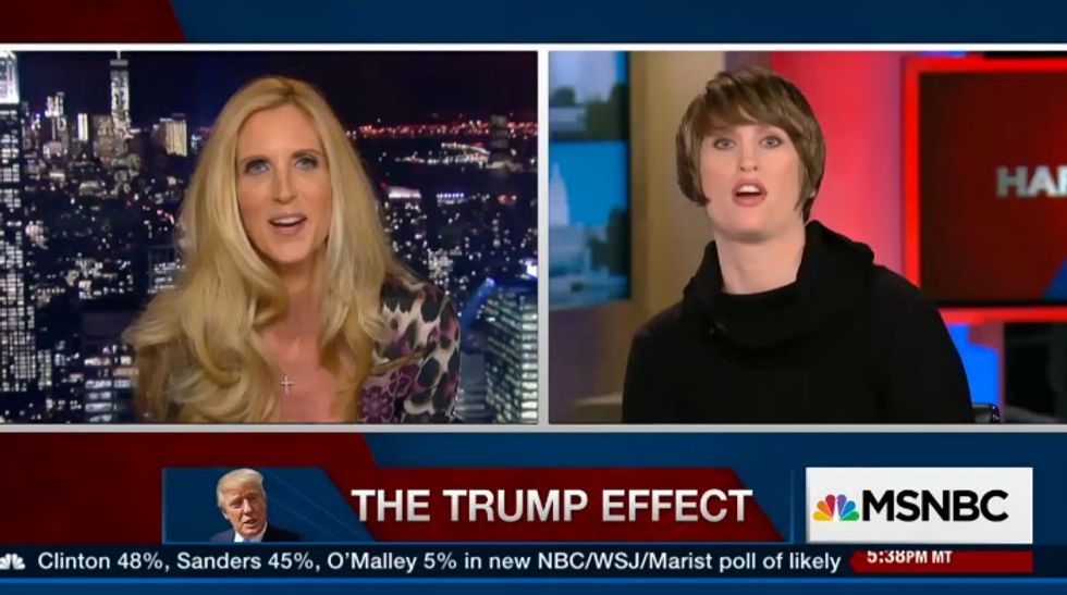 Liz Mair Spars With Ann Coulter in Tense MSNBC Exchange Over Trump: 'You Are In No Way Conservative