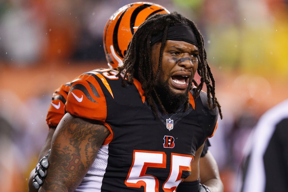 NFL Hands Down Punishment to Bengals Linebacker Vontaze Burfict After Ugly Wild-Card Playoff Game
