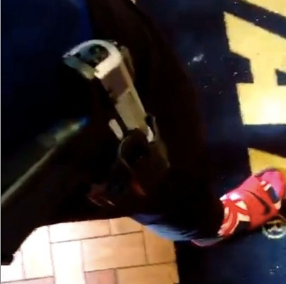 Open-Carry Gun Owner Videotapes Police Requesting His Permit Inside Connecticut Store. Just Wait Until You Get a Load of His Answer.