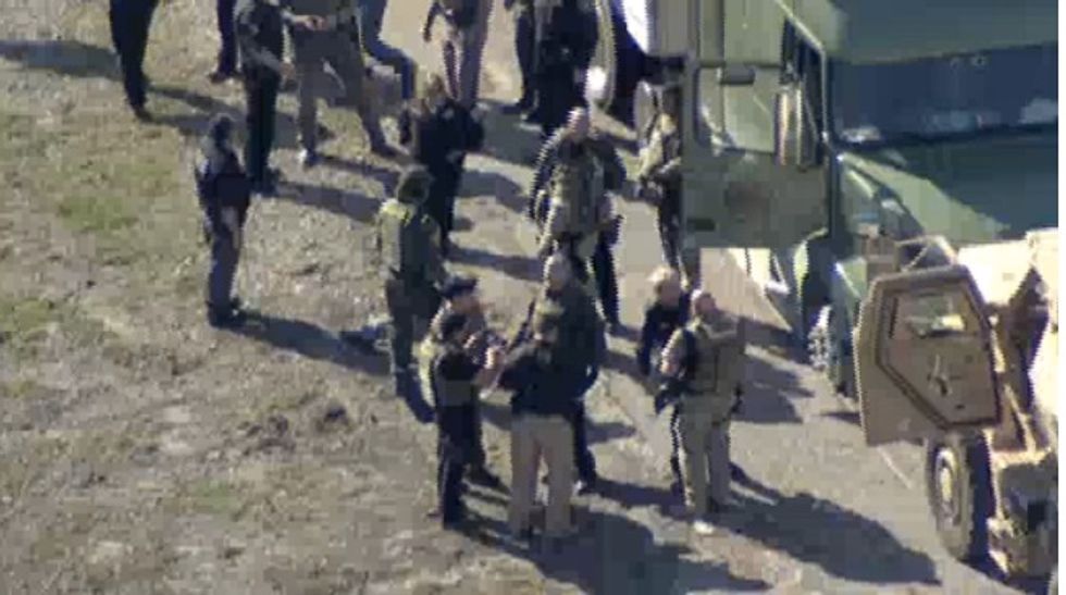 Chase Involving Stolen Big-Rig Ends After Hours-Long Standoff Involving Multiple Police Agencies