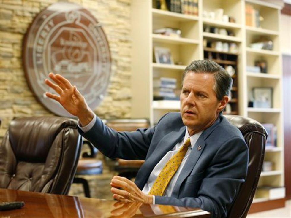 Liberty University President Says Students Who Protest Trump Will Be 'Making Fools of Themselves