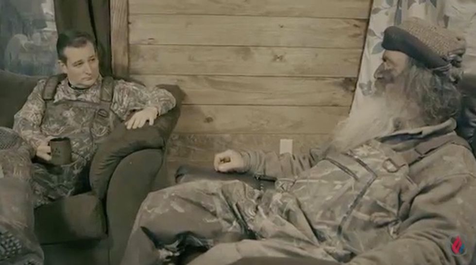Duck Dynasty' Star Phil Robertson Endorses Ted Cruz