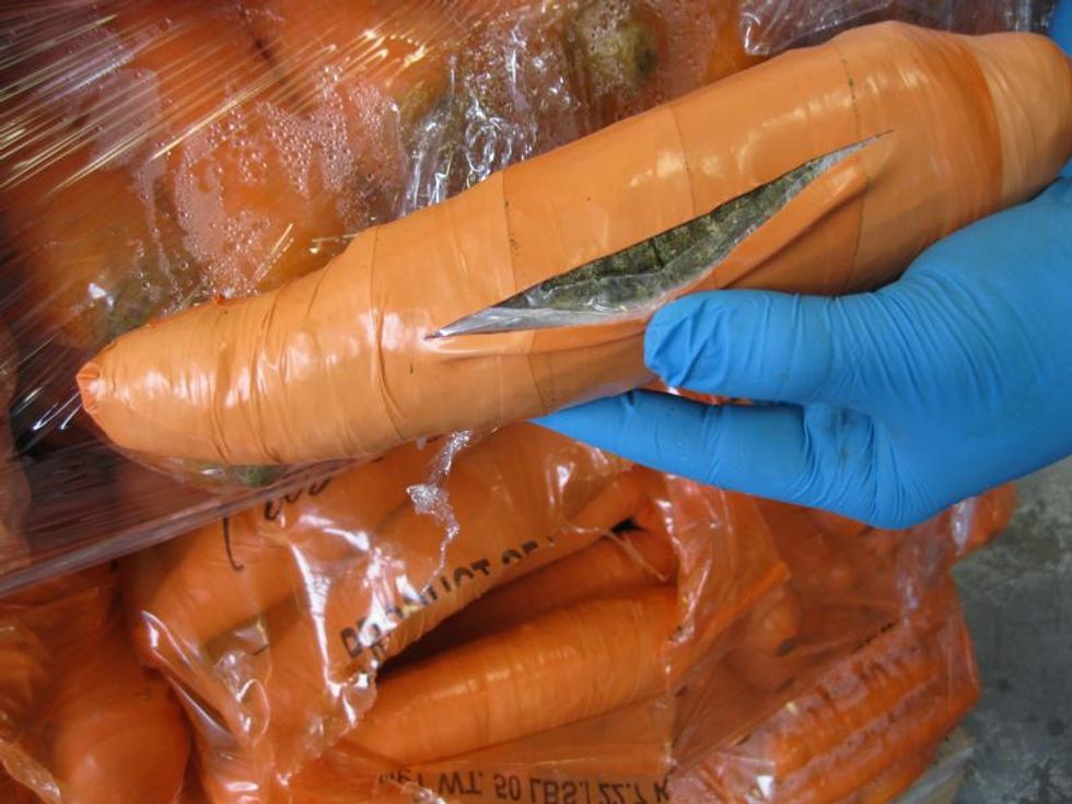 Texas Border Patrol Agents Seize Large Shipment of Marijuana Hidden in Carrots