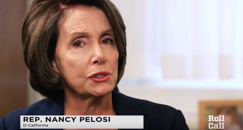 Watch How Nancy Pelosi Reacts When Reporter Uses the Term 'Gun Control'