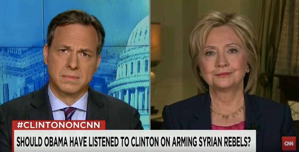 Watch Hillary Clinton Give This One-Word Answer When Asked About an FBI Probe Into Her Emails