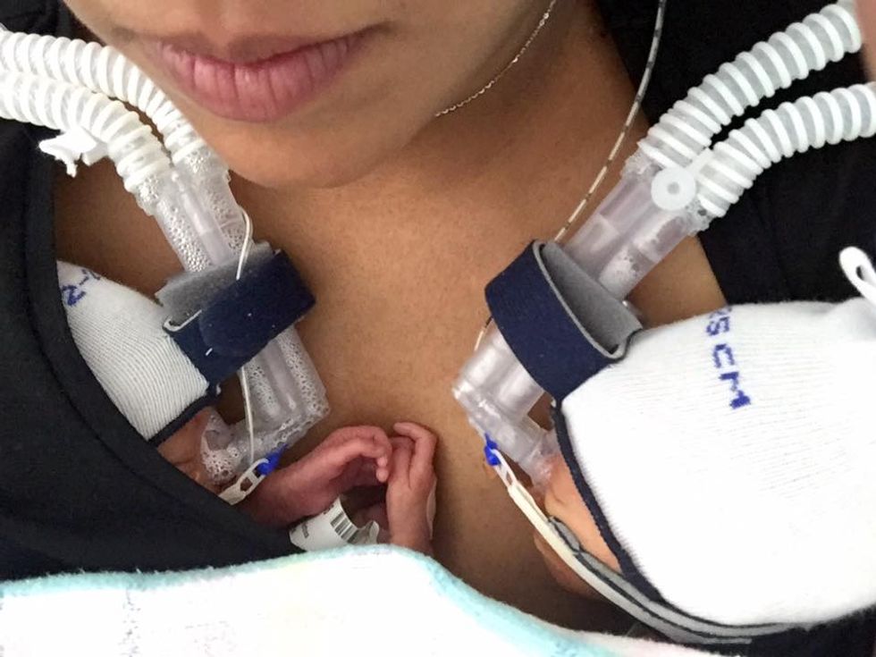 Heartwarming Video of Premature Twins Holding Hands Goes Viral