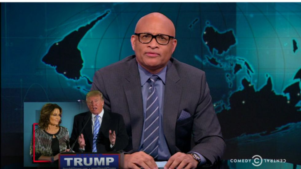 Nightly Show' Host Mocks Palin's Trump Endorsement Speech: 'She Sounds Wasted