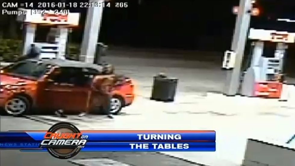 WATCH: Carjackers Target Mom and Her Convertible. Big Mistake...