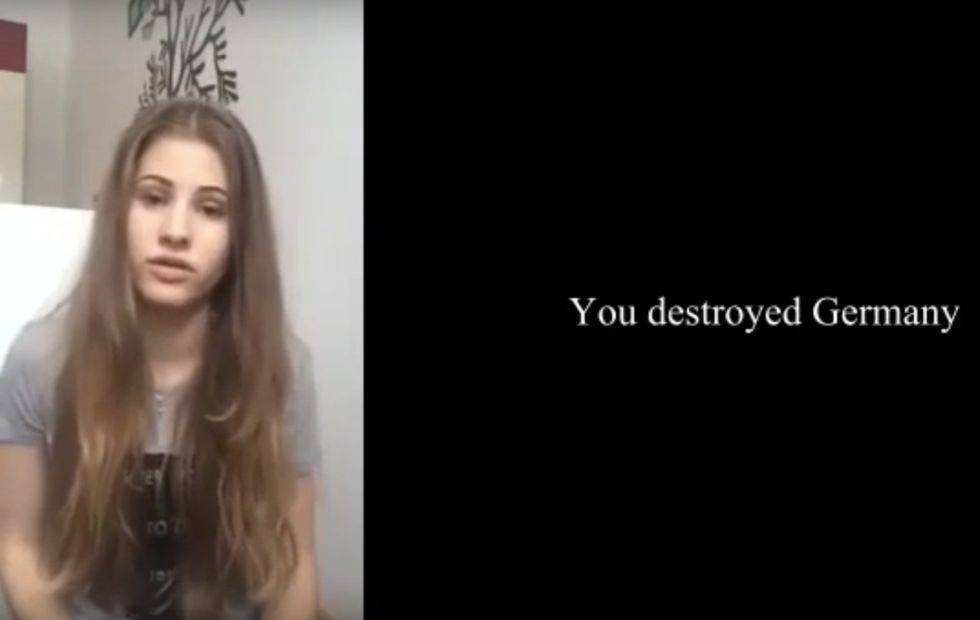 German Teen Posts Video Apparently Telling Angela Merkel She's 'Destroyed' Their Nation by Allowing Huge Migrant Influx. But Is Facebook Censoring It? (UPDATED)
