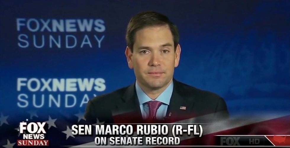 Marco Rubio Says Attack Ads From Establishment Candidates Are 'Affirmation' of His Campaign's 'Momentum