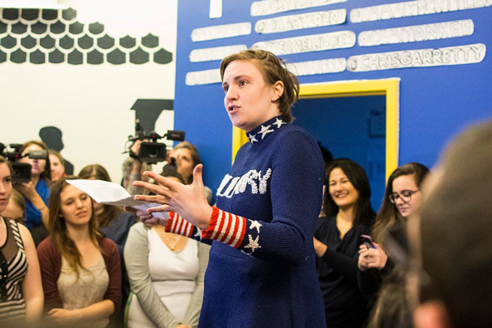 Hollywood Producer Lena Dunham Says White Men 'Cannot Understand' What It's Like to Be Attacked