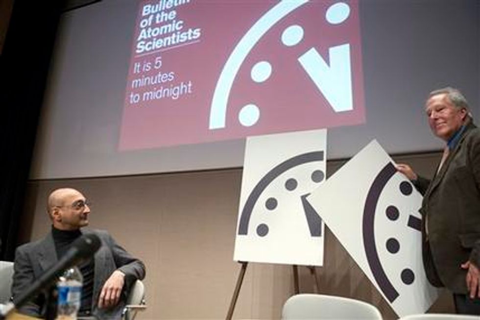 Scientists to Unveil 'Doomsday Clock' That Measures Likelihood of a Global Cataclysm