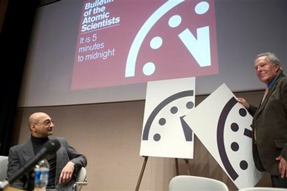 Scientists to Unveil 'Doomsday Clock' That Measures Likelihood of a Global Cataclysm