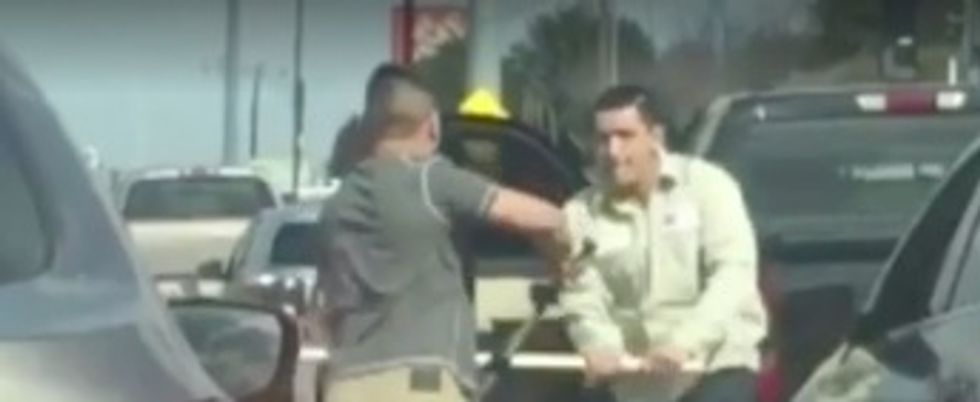 Caught on Video: Road Rage Sparks Crazy 'Star Wars-Style' Fight in Middle of Road