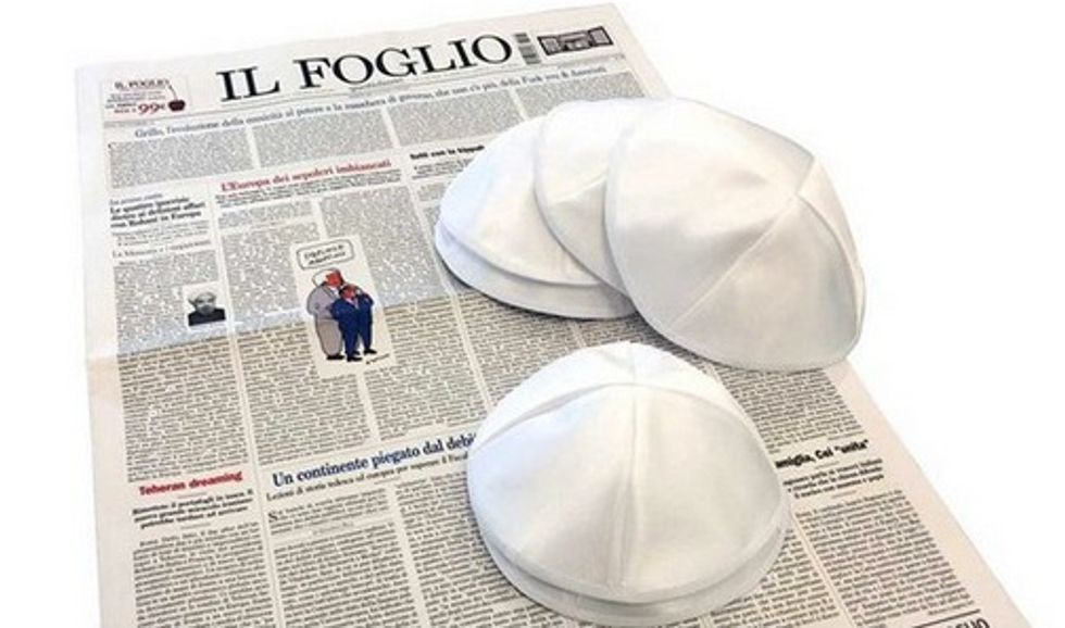 In Protest of Progressives' 'Surrender' to Islam, Italian Newspaper Offers Readers a Fitting Prop