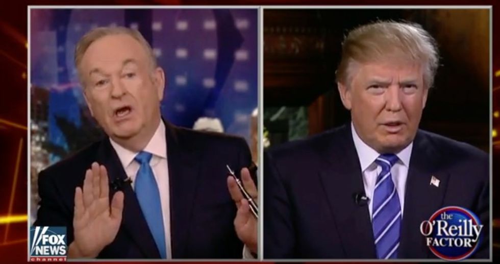 I'm the Flagship on Fox. We Treated You Fairly': O'Reilly Faces Off With Trump Over Fox News Debate