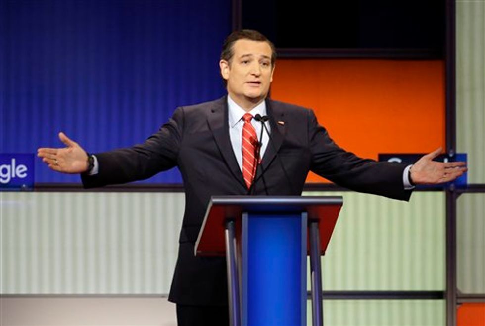 Watch Ted Cruz Insult Everybody on the Debate Stage, For A Surprising Reason
