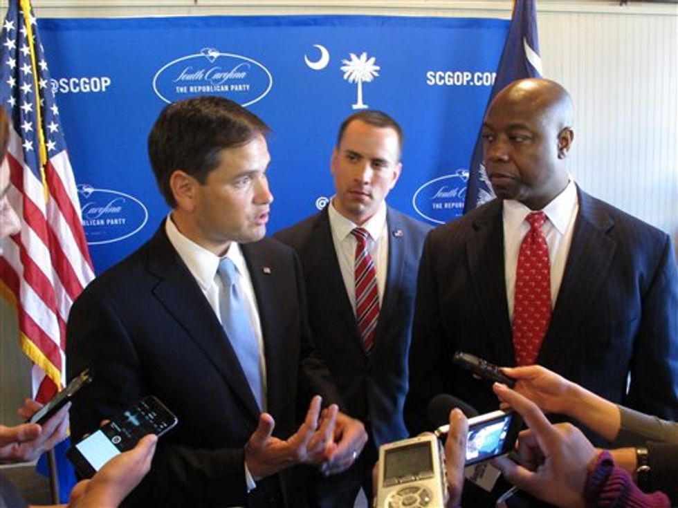 South Carolina's Tim Scott Endorses Marco Rubio