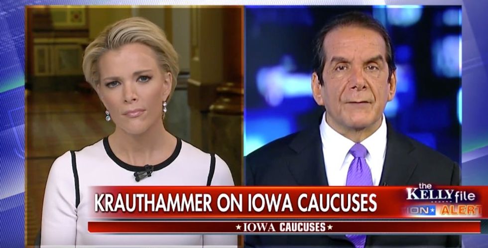 Krauthammer Argues This Last-Minute 'Slap in the Face' By Trump to Iowans 'Cost Him' Votes 