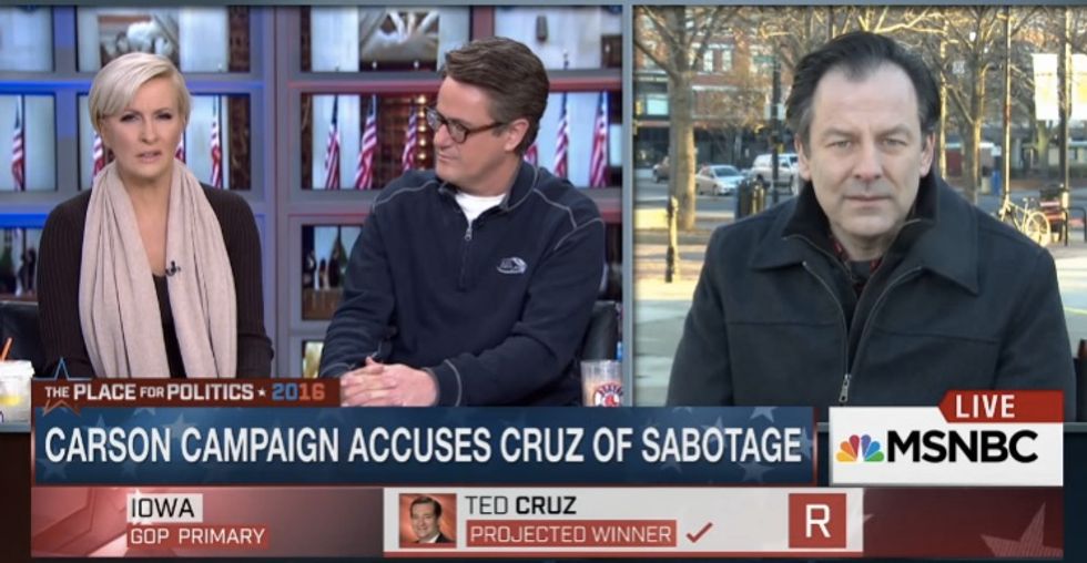 MSNBC Co-Host Confronts Ted Cruz Spokesman Over Allegations of ‘Dirty Tricks’ in Iowa: ‘Why Do That?’