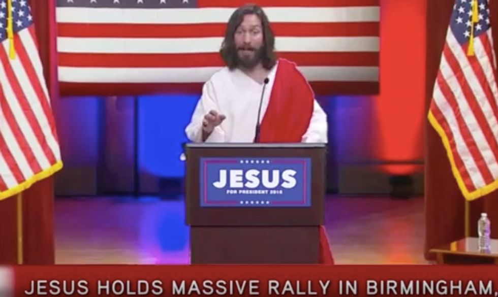 Jimmy Kimmel Imagines What GOP Candidates' Quotes Would Sound Like Coming Directly From 'Jesus