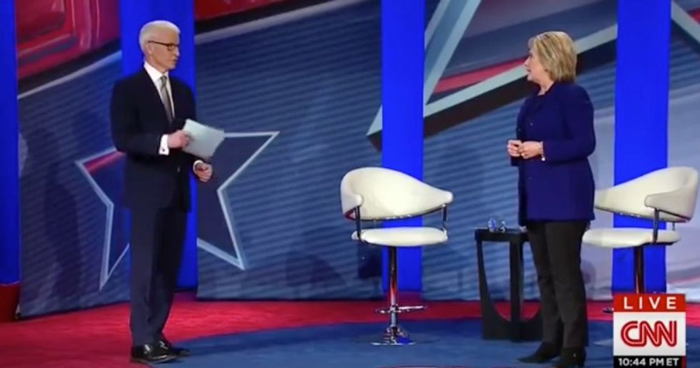 Watch Clinton’s Seven-Word Response When Asked About Six-Figure Goldman Sachs Speaking Payments