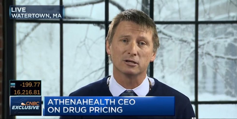 Athenahealth CEO on Martin Shkreli's Behavior at Congressional Hearing: 'You're Being a Douche