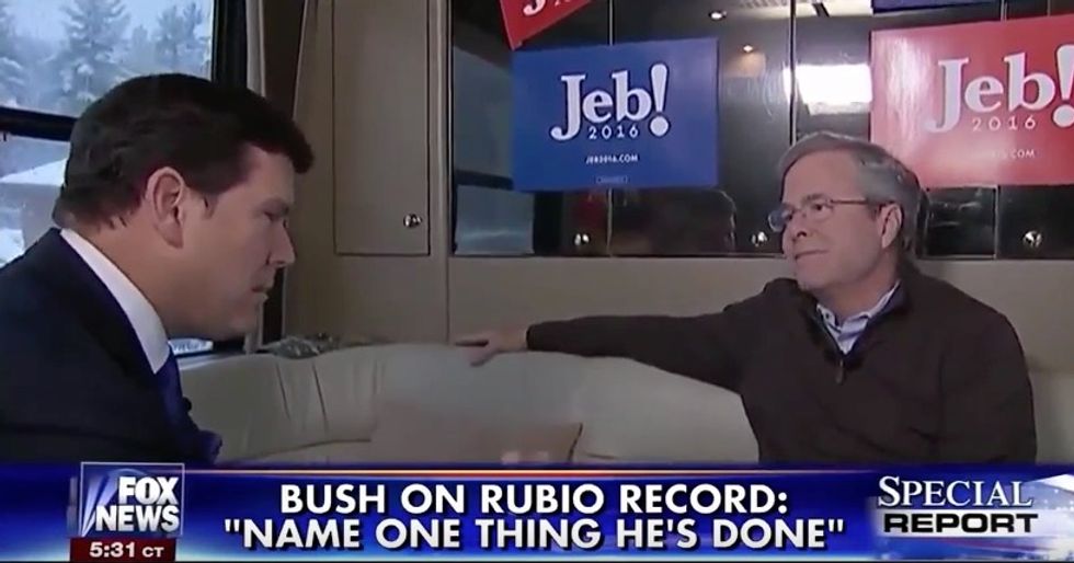 Jeb Bush Grilled Relentlessly: Why Recommend Rubio for VP if He 'Didn't Have the Experience'?